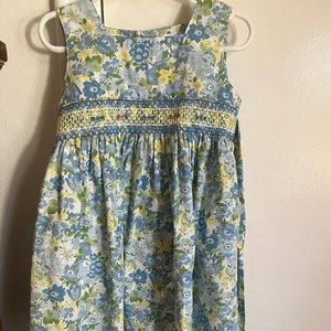 Flowery dress girls size 4